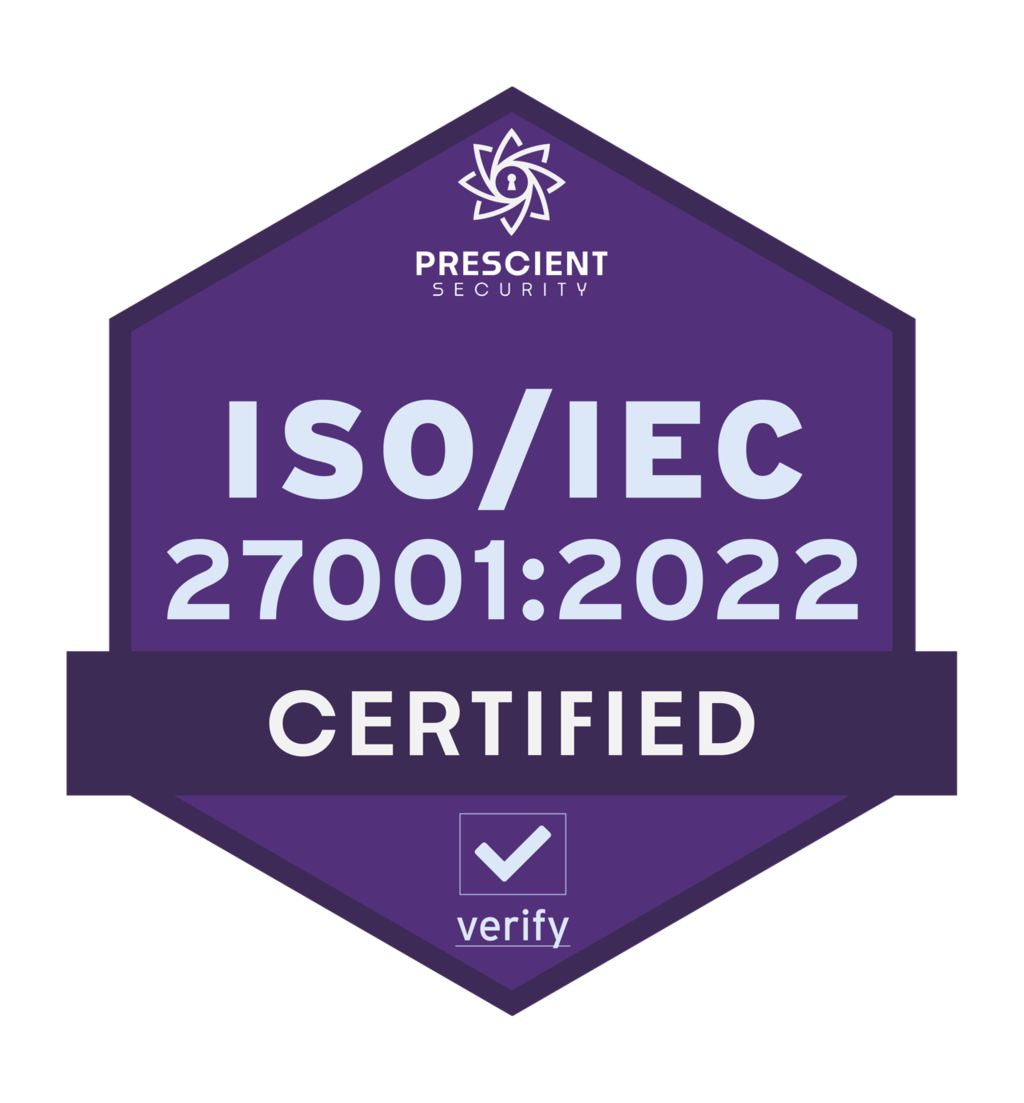 ISO 27001 zertifiziert